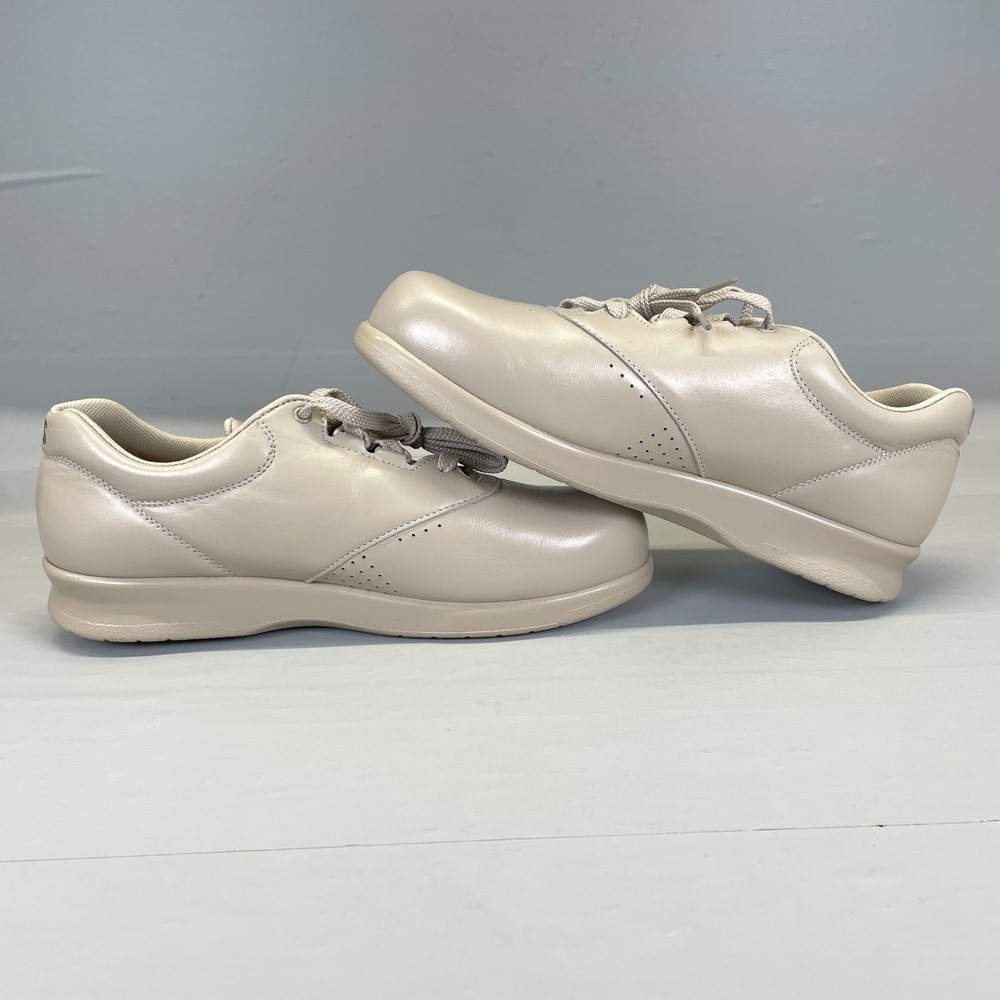 SAS Free Time Shoes Womens Size 8.5 M Bone Beige Leather Walking Comfort Sneaker - Picture 8 of 10